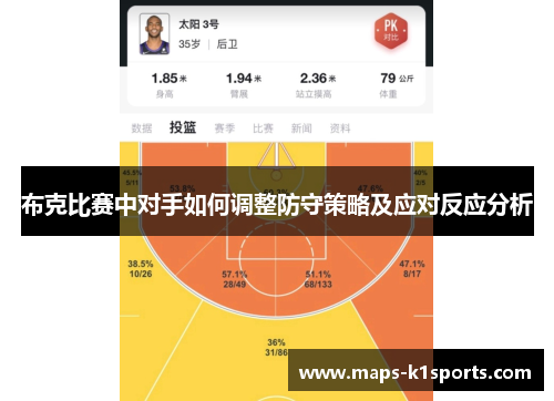 布克比赛中对手如何调整防守策略及应对反应分析