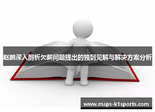 赵鹏深入剖析欠薪问题提出的独到见解与解决方案分析